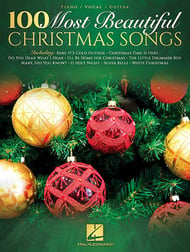100 Most Beautiful Christmas Songs piano sheet music cover